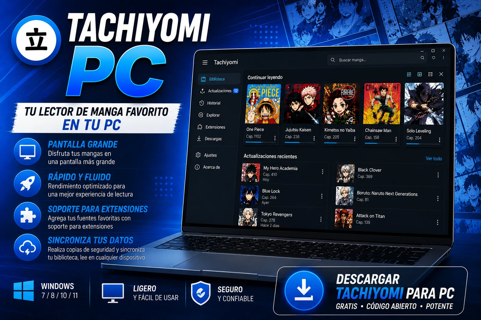 Tachiyomi PC: Descarga la versión actualizada V0.15.3, 1 Tachiyomi PC